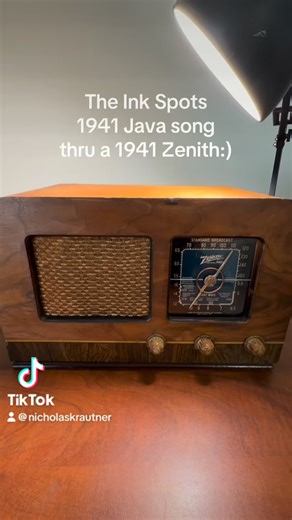 Crunchy Tube Amps on Instagram: "1941 Java jive#antique #restoration #swing #jazz #blues"