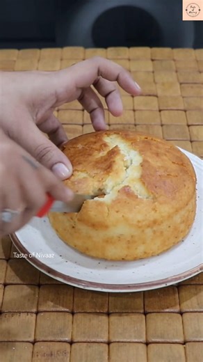 Eggless Soft & Moist Vanilla Tea Cake 🍰 #cake #cakerecipe #egglesscake #easycakerecipe #spongecake