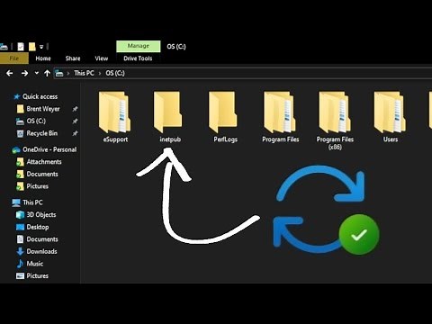 Unexplained "inetpub" Folder Appears on C Drive After Windows Updates! What is it?