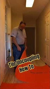Installing Uncoupling membranes? Here is how. #howtotile #tile #uncouplingmembranes
