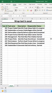 34K views · 229 reactions | Wrap text in excel  #exceltutorial #exceltips #exceltricks #excel | Time to Office | Facebook