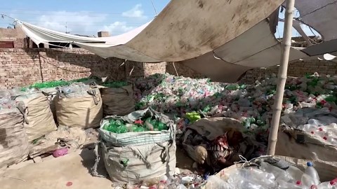 Amazing Recycling Process Turning Plastic Bottles into Polyester Fiber on a Massive Scale
