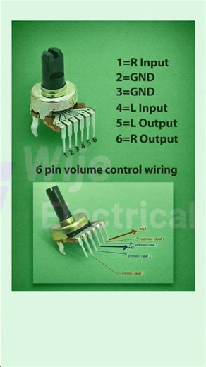 6 Pin Volume Control Wiring Explained | Easy Guide