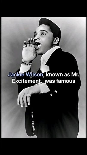 Jackie Wilson: Mr. Excitement #inspiration #singer
