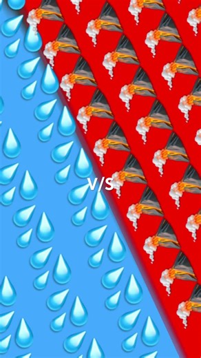 Água vs lava