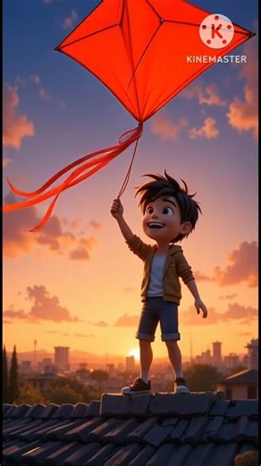 The Red Kite of Friendship”#usashorts #usa #kite #shortsfeed