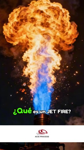 🔥 ¿Sabes qué es un Jet Fire? Conocer estos fenómenos es clave para prevenir accidentes y proteger a las personas y a las instalaciones. #SeguridadIndustrial #JetFire #SeguridadEnPlanta #Industria #fyp