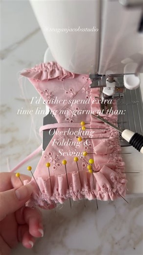 Teagan Jacobs | I think our clothes should be just as pretty on the inside as on the outside, which is why I choose to line 90% of the clothes i make. I’ll... | Instagram
