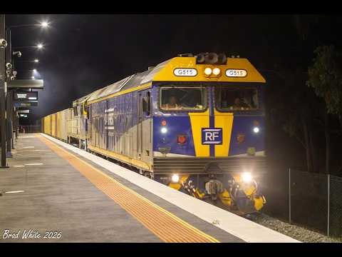 Bendigo Area Rail Action: SSR Transfer & Grain + QUBE Rice Train- 17th & 18th March 2026
