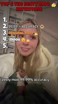 top 5 zesty cow moo 🐄💅 imitations #funny