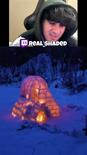 Is This Igloo Actually Made of Ice? #shorts