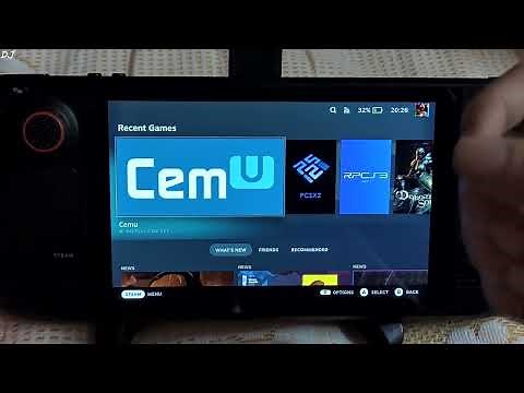 Steam Deck Wii U CEMU Emulator Complete Guide for Legally Running Games of an SD Card [No Gameplay]