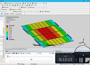 ANSYS 热系统中的光伏太阳能电池板分析