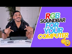 Unleashing the Spectrum of Sound and Light! ✨ RGB LED Soundbar