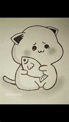 cute cat 😺 | #biggners #cute #cat #drawing #tyshorts