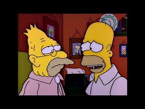 Homer Makes Peace with Grandpa | The Simpsons