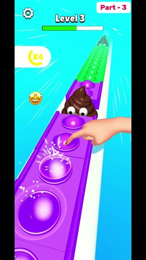 POOP vs EGG! The Funniest 3D ! 🤣💩🥚 Pop Runner 3DFun (Part-3) #gaming #shorts #shortfeed #viralshorts