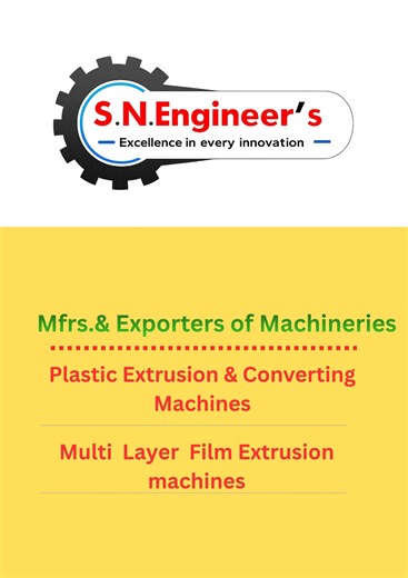 HARIHARA AGRO MEDIA PVT LTD on Instagram: "Celebrating Sanskriti with Strength, Precision & Progress 🇮🇳✨ This Sanskriti Festival, take your manufacturing capability to the next level with S.N. Engineer’s Blown Film Extrusion Machine integrated with High-Precision Punching System — engineered for maximum productivity, consistent film quality, and long-term reliability. Our advanced solution is ideal for agro mulch films, punched films, irrigation & cultivation applications, ensuring uniform thi