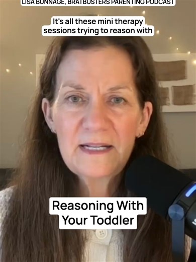 Why I believe reasoning with you toddler is mean. Want to know more about my thoughts on this topic? Check out the full episode of the BratBusters Parenting Podcast that this clip is from 🎙️ Episode 150: End Defiance: Tactics for Strong-Willed 3-Year-Olds Listen now on your favourite podcast player 🎧 ▶️ Want to know more about my approach to calm leadership parenting? Get the BratBusters Behaviour Board (Plus Toddler Basics) no-cost mini course when you sign up for my newsletter in my bio.