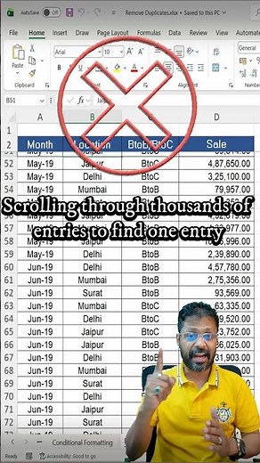 Find anything in your EXCEL data in 1 click ! #excel #excelshortcuts #tipsandtricks #data #shorts