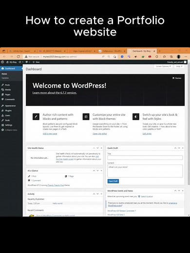 Create a Free Portfolio Website in 10 Minutes