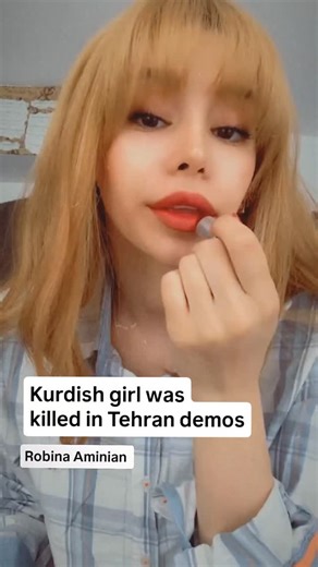 Soran Mansournia on Instagram: ". On Thursday, 8 January 2026, repressive forces in Tehran, shot #RobinaAminian from behind with live ammunition, killing her. Robina was 24 years old & from Mariwan, Kurdistan Region in #Iran. She was pursuing a bachelor’s degree in Fashion Design at Tehran Beheshti University. #iranprotests"