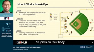 New expert video by Joel Feinberg of MLB at the 2022 Baseball Sports...