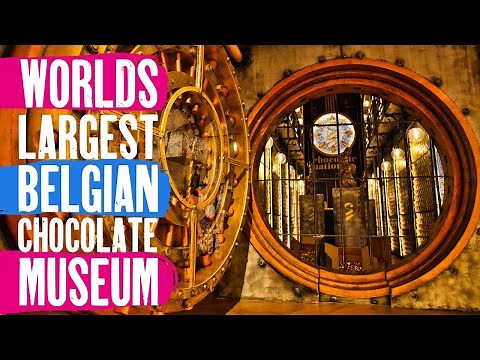 Worlds Largest Belgian Chocolate Museum 4K | Chocolate Nation Antwerp Tour