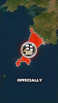 Cornwall in Britain #geography #map