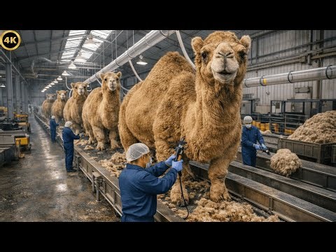 This Factory Turns Rough Camel Hair into an Ultra-Warm Thermal Blanket