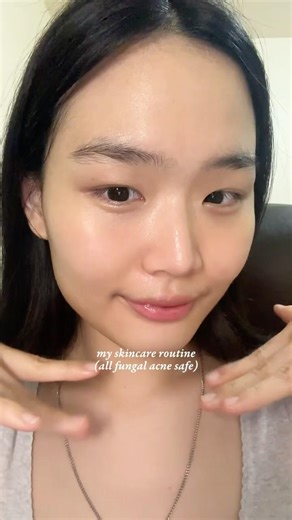 my acne safe skincare routine 🤍 #skincare #skincareroutine