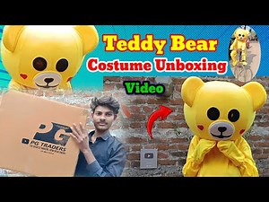Teddy Bear Costume Unboxing | Full Video Teddy Bear Mascot Costume