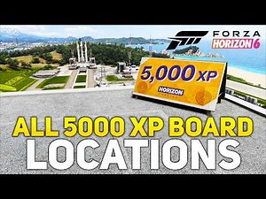 Forza Horizon 6 - All 25 5000 XP Board Locations