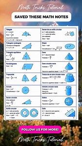 PERFECT Math Notes TO STUDY | Math Tricks Tutorial