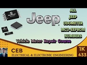 All JEEP CLUSTER eeprom & mcu numbers | JEEP ODOMETER REPAIR