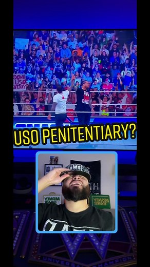uso penitentiary? #smackdown #theusos #jeyuso #jimmyuso #theusoswwe #fyp #wetheones #usopenitentary #friday #wwesmackdown #wrestletok #wwetok #fridaynightsmackdown #theusoswwe