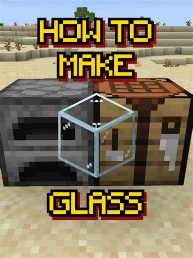 Learn how to craft Glass in Minecraft. You use it as a transparent block for windows and decoration, and as a base ingredient for many other items. You will need (check out our videos if you haven’t crafted them yet): - furnace (Remember: you can use any log as fuel — not only coal) You will learn: - How to smelt glass Like, love, follow and subscribe for more quick Minecraft tips and beginner guides. #minecraft #minecrafttutorial #beginners #gaming #tutorial