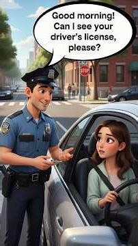 Talking to a Police Officer in English | Daily English Conversation | Beginner Practice#learnenglish