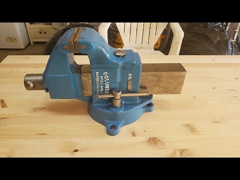 Restored Mid-1920s Columbian 403 1/2 Vise and Preserved with POR-15