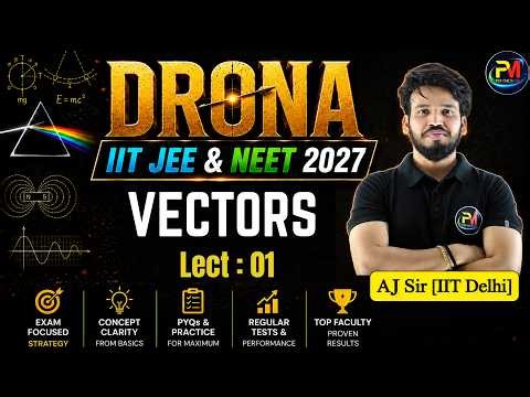 🔥 Vector Lect 01| Introduction to Vectors & Scalars | Class 11 #physics | IIT JEE & NEET 2027 #neet