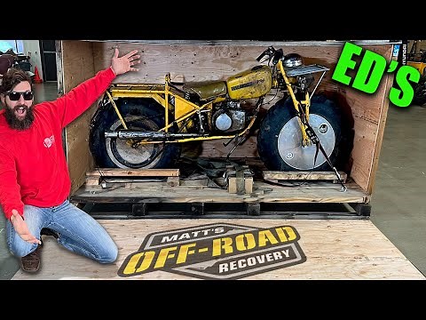 I Found a Rare 2wd Antique Motorcycle, 45 years since it Ran