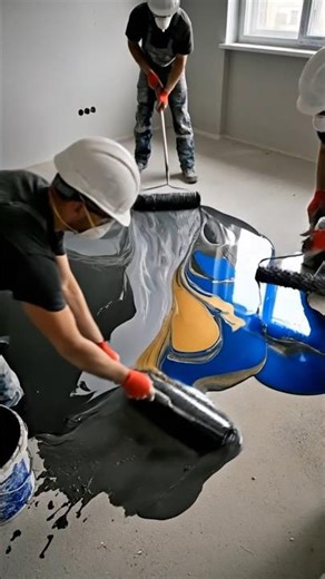 Incredible Epoxy Floor Transformation #Home #DIY #renovation