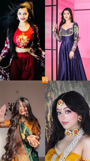 Who is looking beautiful?? 🙋🙏🏻 ll Dipika Rana 🆚 Neetu bisht 🆚 Aishwarya 🆚 Simpal kharel ll #shorts