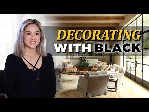 DECORATING WITH BLACK 🖤 10 Modern Ways to Add Black into Your Home | Julie Khuu
