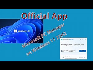 Finally! The Official Windows 11 PC Manager App
