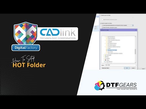 CADlink Digital Factory - How to Setup Hot Folder