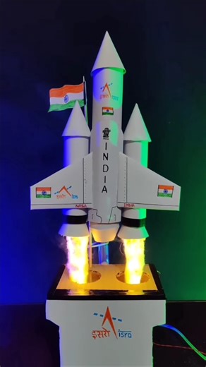 How to make mini India Chandrayaan Launche #short #trending #shortfeed #chandrayaan