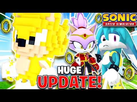 NEW HUGE UPDATE IS HERE! (Sonic Speed Simulator)