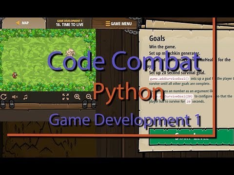 CodeCombat Time to Live Level 16 Python Game Development Tutorial