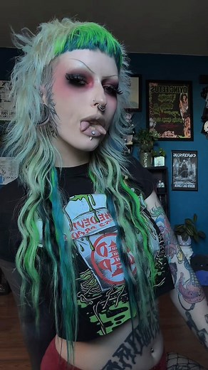 32K views · 1.6K reactions | The Used night 1 ❣️ #theused #fitcheck #emo #splittongue #piercing #tattoo #scene #ootd | Lyn Lobotomy | Facebook
